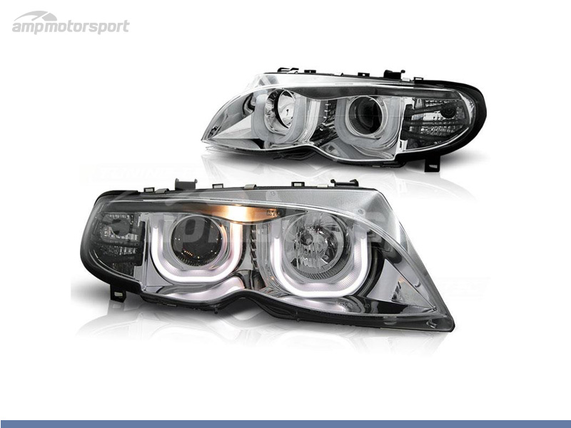 FAROS DELANTEROS OJOS DE ANGEL CCFL PARA BMW SERIE 3 E46 / BERLINA /  TOURING - AMP Motorsport