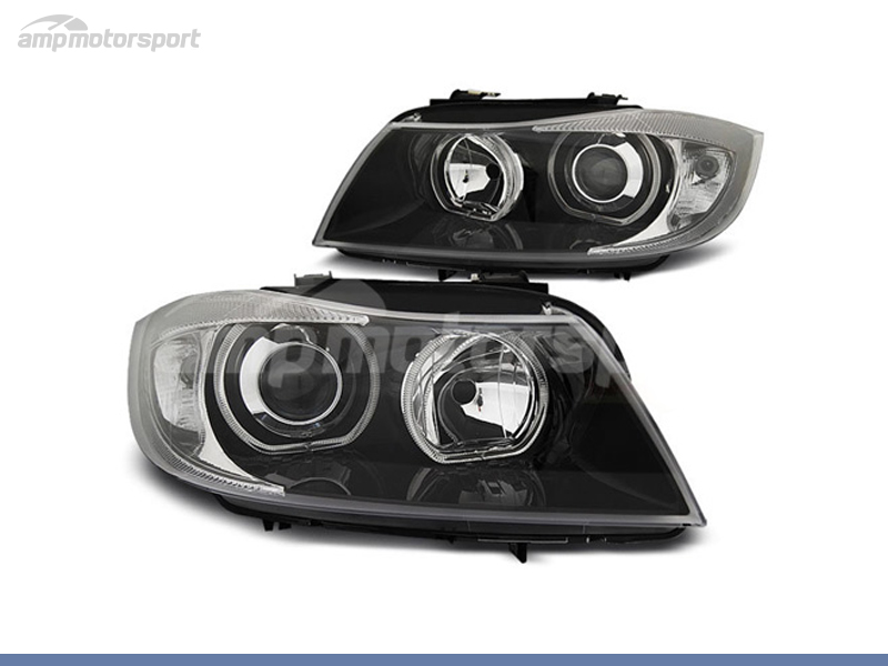 FAROS DELANTEROS OJOS DE ANGEL LED PARA BMW SERIE 3 E46 / COUPE