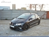 SPOILER LIP DIANTEIRO DESCONTINUADO HONDA CIVIC MK8 TYPE R PRETO FOSCO