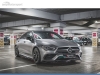 SPOILER LIP DIANTEIRO DESCONTINUADO MERCEDES CLA C118 35 AMG AERO LOOK CARBONO