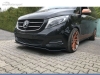 SPOILER LIP DIANTEIRO DESCONTINUADO MERCEDES V W447 PRETO BRILHANTE