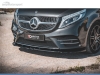 SPOILER LIP DIANTEIRO DESCONTINUADO MERCEDES V W447 PRETO BRILHANTE