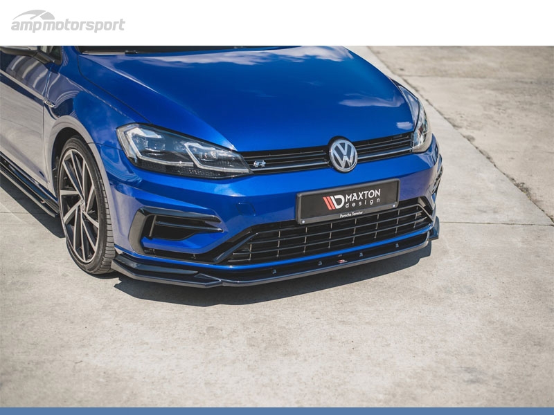 Spoiler Delantero Volkswagen Golf 7 R Negro Brillante - Eurolineas  Personales