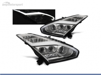 FAROIS DIANTEIROS LUZ DIURNA LED PARA NISSAN GTR 2008-2013