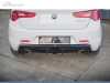 DIFUSOR TRASEIRO ALFA ROMEO GIULIETTA 2016-2020 LOOK CARBONO