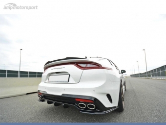 DIFUSOR TRASEIRO KIA STINGER GT 2017-- LOOK CARBONO