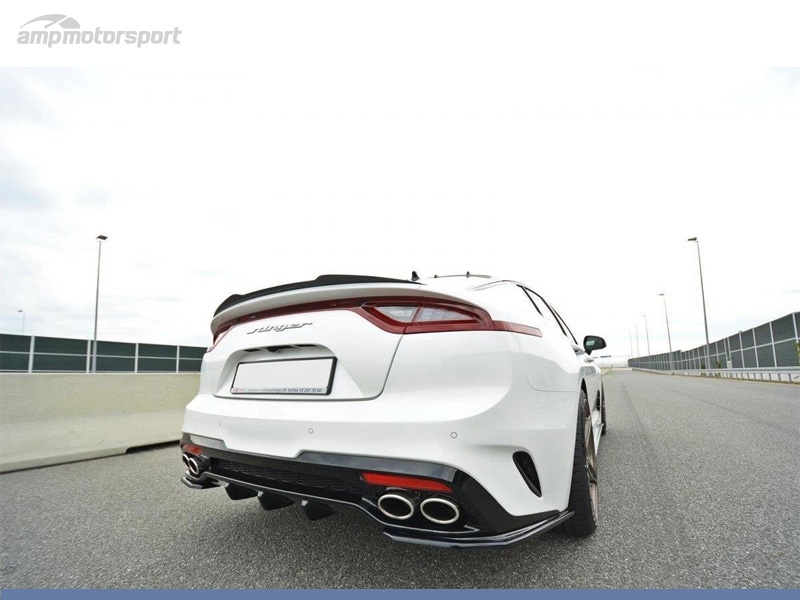 Peça - Difusor Traseiro Kia Stinger Gt 2017-- Look Carbono