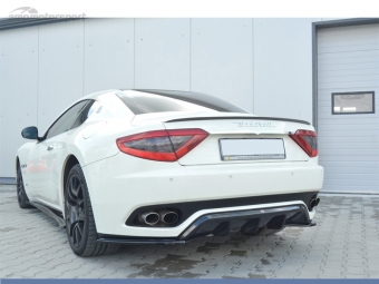 DIFUSOR TRASEIRO MASERATI GRANTURISMO 2007-2011 LOOK CARBONO