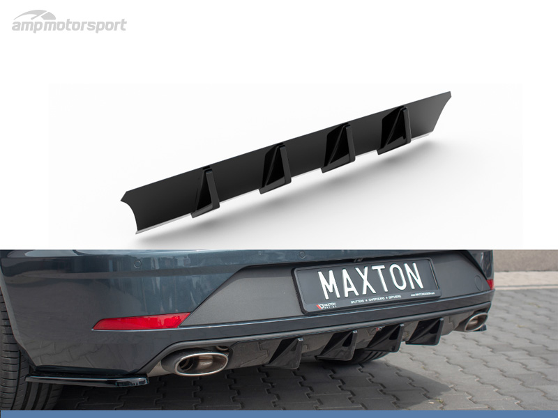 DIFUSOR TRASERO SEAT LEON MK4 2020-- NEGRO MATE - AMP Motorsport