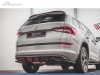 DIFUSOR TRASEIRO SKODA KODIAQ 2016-- PRETO FOSCO