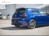 DIFUSOR TRASEIRO VW GOLF MK7 R 2017-2020 PRETO FOSCO