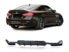 DIFUSOR TRASEIRO BMW SERIE 4 F32 / F33 LOOK M-PERFORMANCE PRETO BRILHANTE