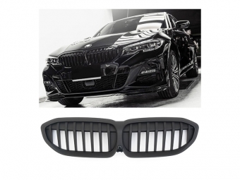 GRELHA DIANTEIRA PRETO FOSCO PARA BMW SERIE 3 G20/21 2019--