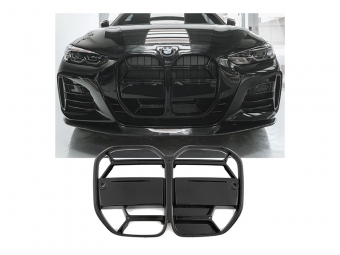 GRELHA DIANTEIRA LOOK CS PRETO BRILHO PARA BMW SERIE 4 G22 2021--