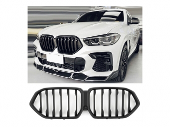 PARRILLA DELANTERA NEGRO MATE PARA BMW X6 G06 2019--