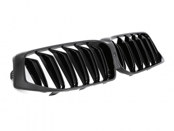 PARRILLA DELANTERA DOBLE LAMA NEGRO BRILLO PARA BMW SERIE 6 G32 2020--