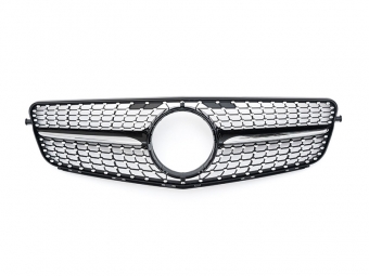 PARRILLA DELANTERA LOOK DIAMANTE PARA MERCEDES CLASE C W204 2007-2014