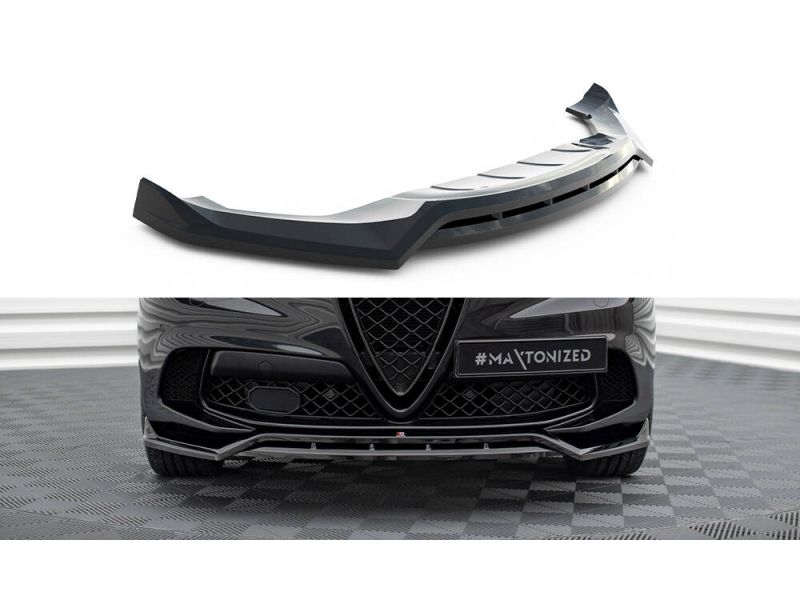 Peça - Spoiler / Lip Dianteiro Para Alfa Romeo Stelvio Quadrifoglio