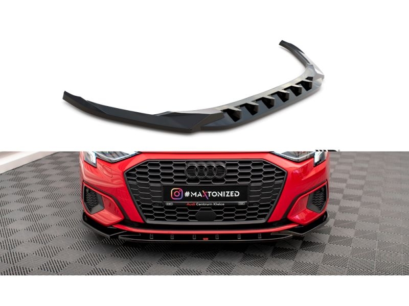 Peça - Spoiler / Lip Dianteiro V1 Para Audi A3 8Y 2020-