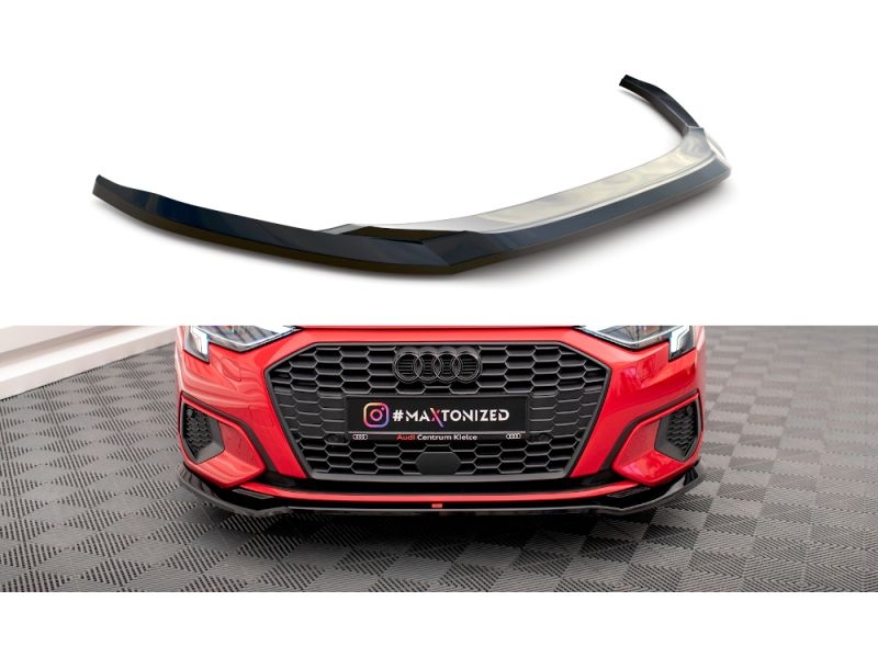 Peça - Spoiler / Lip Dianteiro V2 Para Audi A3 8Y 2020-