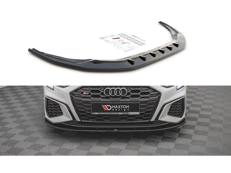 Peça - Spoiler / Lip Dianteiro V1 Para Audi S3 / S-Line 8Y 2020-