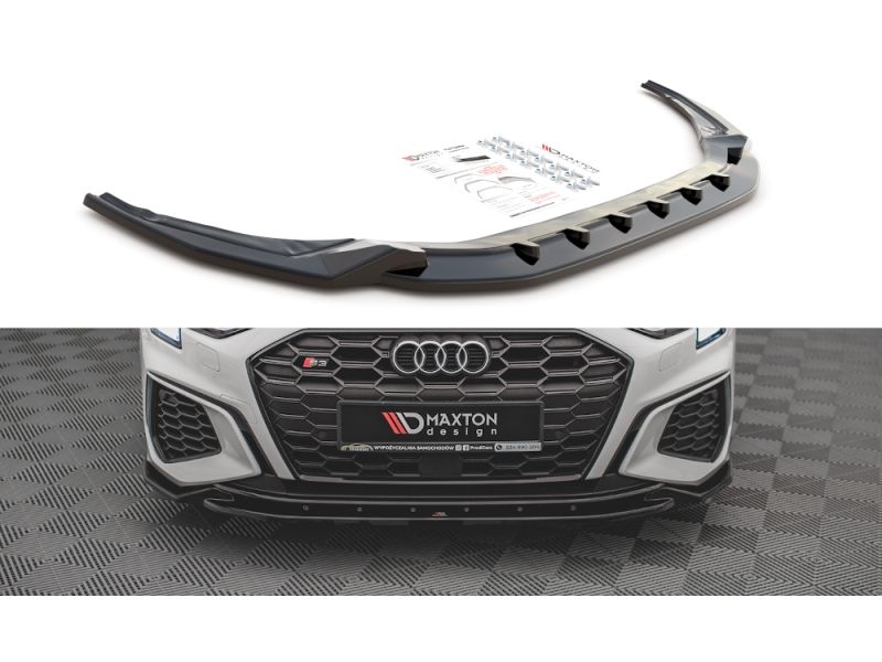 Peça - Spoiler / Lip Dianteiro V2 Para Audi S3 / S-Line 8Y 2020-