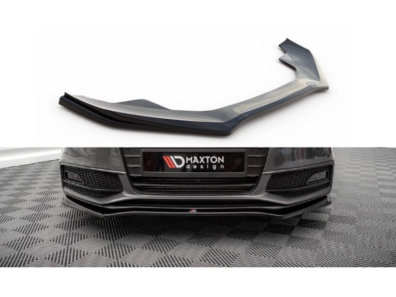 Peça - Spoiler / Lip Dianteiro V4 Para Audi S4 / A4 S-Line B8 2011-