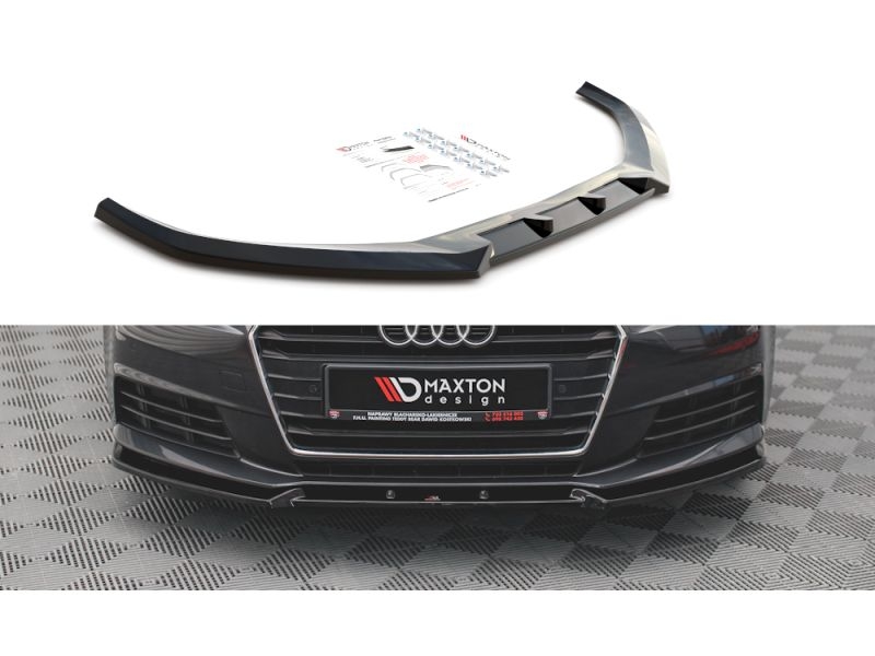 Peça - Spoiler / Lip Dianteiro V1 Para Audi A4 B9 2015-2019