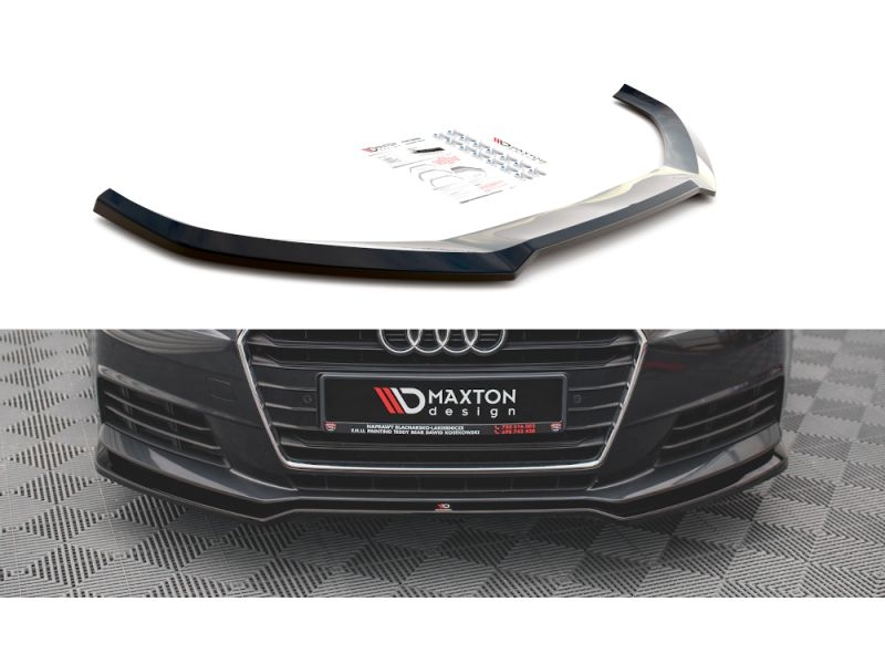 Peça - Spoiler / Lip Dianteiro V2 Para Audi A4 B9 2015-2019