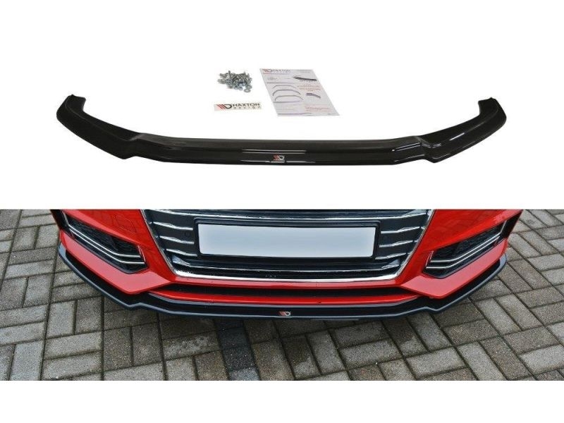 Peça - Spoiler / Lip Dianteiro V1 Para Audi S4 / A4 S-Line B9 2015-