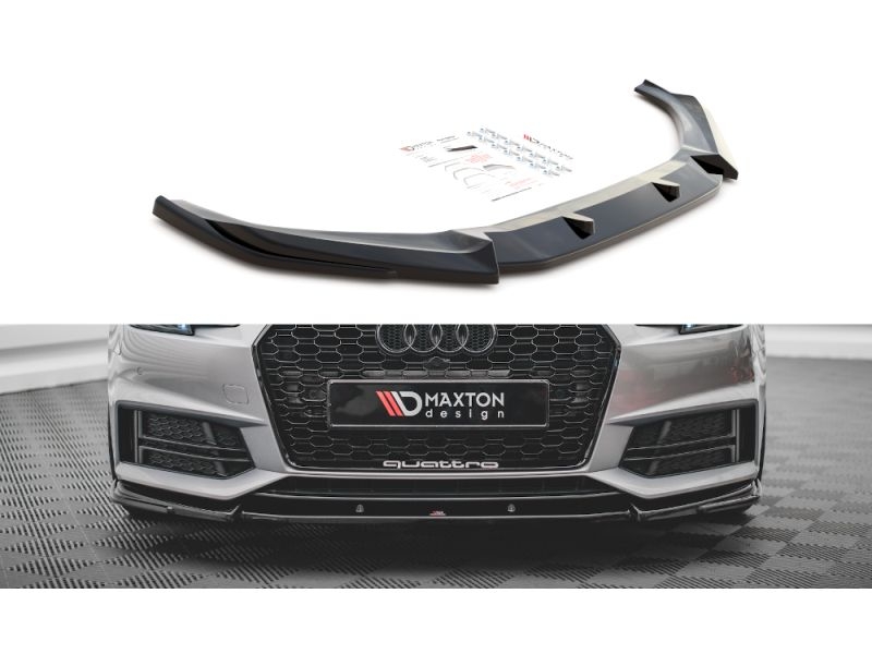 Peça - Spoiler / Lip Dianteiro V3 Para Audi S4 / A4 S-Line B9 2015-