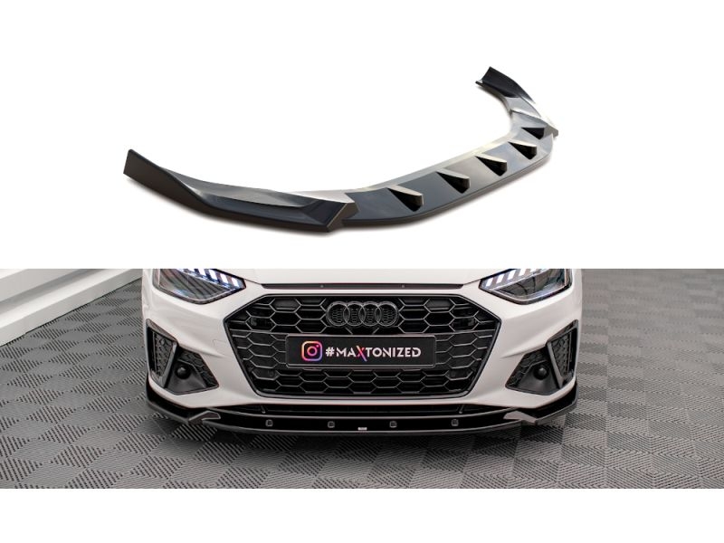 Peça - Spoiler / Lip Dianteiro V1 Para Audi S4 / A4 S-Line B9 2019-