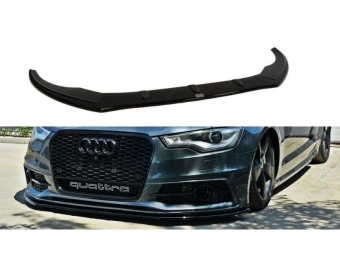 SPOILER / LIP DIANTEIRO V1 PARA AUDI S6 / A6 C7 S-LINE 2011-2014