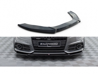 SPOILER / LIP DIANTEIRO V1 PARA AUDI S6 / A6 S-LINE C7 2014-2017