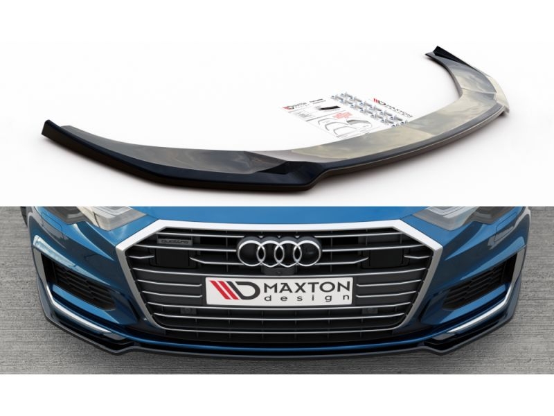 Peça - Spoiler / Lip Dianteiro V1 Para Audi S6 / A6 S-Line C8 2018-