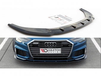 SPOILER / LIP DIANTEIRO V2 PARA AUDI S6 / A6 S-LINE C8 2018-