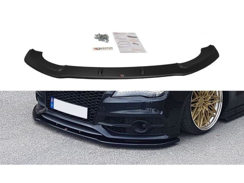 Peça - Spoiler / Lip Dianteiro V2 Para Audi A7 Mk1 S-Line 2010-2014