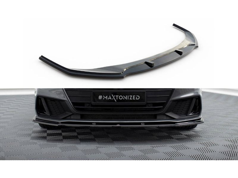 Peça - Spoiler / Lip Dianteiro V2 Para Audi S7 / A7 S-Line C8 2017-