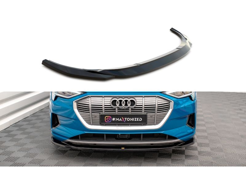 Peça - Spoiler / Lip Dianteiro V1 Para Audi E-Tron 2018-2022