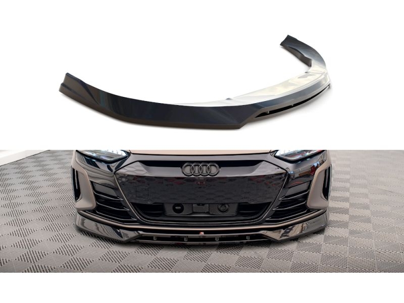 Peça - Spoiler / Lip Dianteiro V3 Para Audi E-Tron Gt / Rs Gt Mk1 2