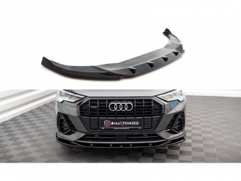 SPOILER / LIP DIANTEIRO V1 PARA AUDI Q3 S-LINE F3 2018-