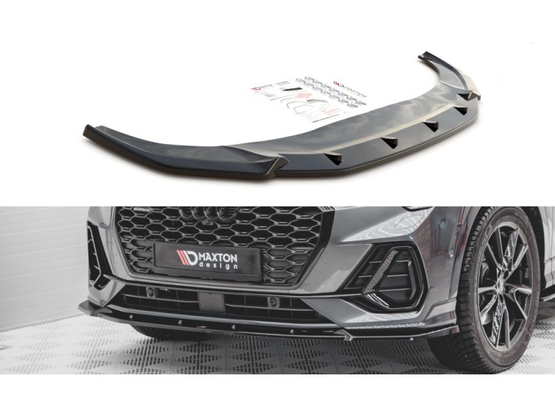 Peça - Spoiler / Lip Dianteiro V2 Para Audi Q3 Sportback S-Line 201