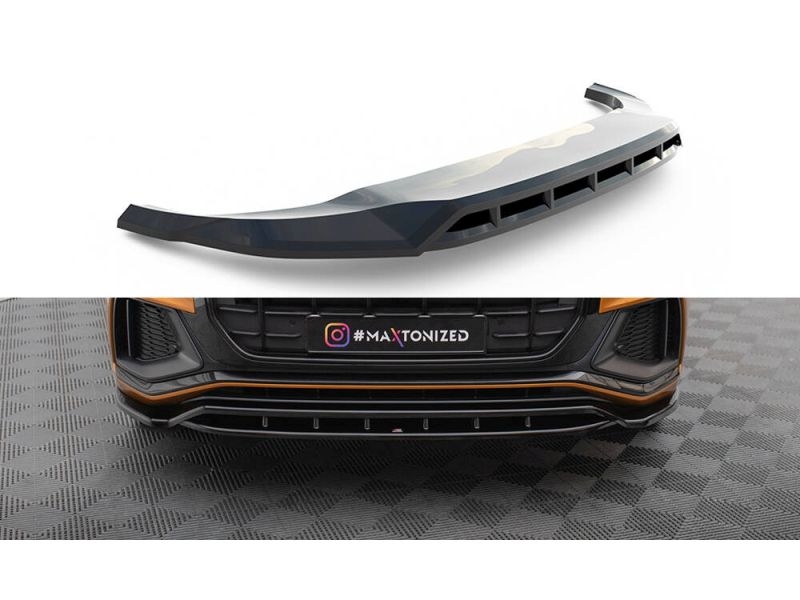 Peça - Spoiler / Lip Dianteiro V1 Para Audi Sq8 / Q8 S-Line Mk1 201