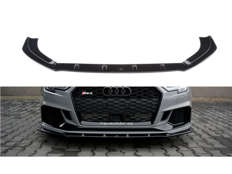 Peça - Spoiler / Lip Dianteiro V1 Para Audi Rs3 Berlina 8V 2016-202