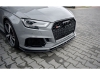 SPOILER / LIP DELANTERO V1 PARA AUDI RS3 BERLINA 8V 2016-2020