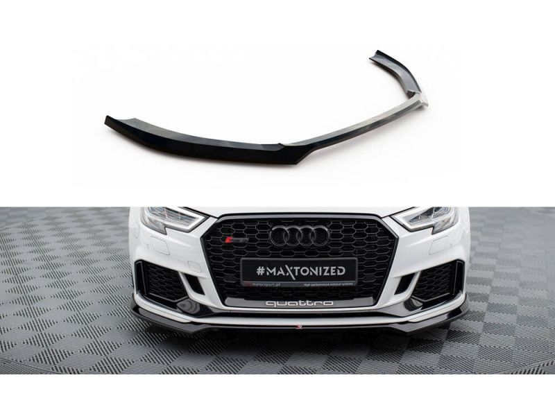 Peça - Spoiler / Lip Dianteiro V5 Para Audi Rs3 Berlina 8V 2016-202