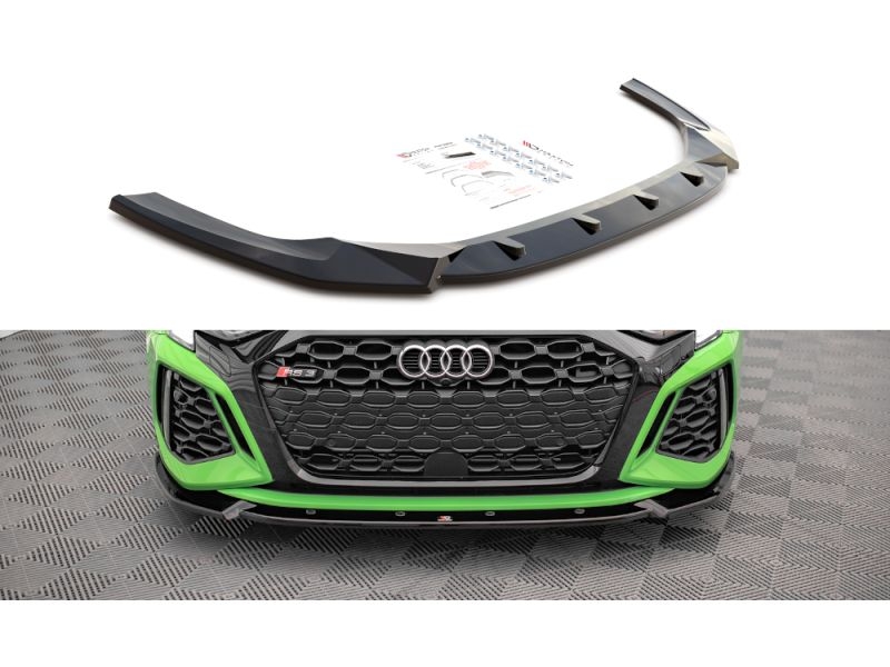 Peça - Spoiler / Lip Dianteiro V1 Para Audi Rs3 8Y 2020-