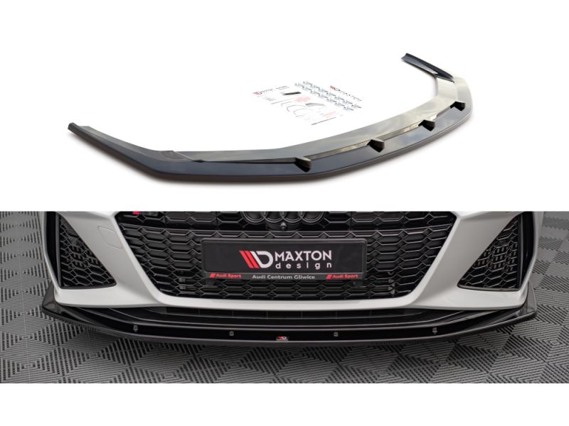 Peça - Spoiler / Lip Dianteiro V2 Para Audi Rs6 C8 / Rs7 C8 2019-