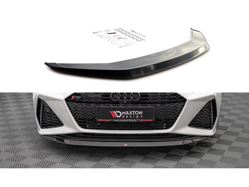 Peça - Spoiler / Lip Dianteiro V3 Para Audi Rs6 C8 / Rs7 C8 2019-