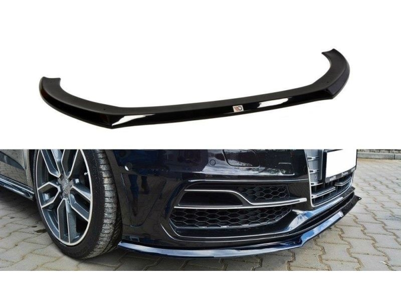 Peça - Spoiler / Lip Dianteiro V1 Para Audi S3 / A3 S-Line 8V 2013-